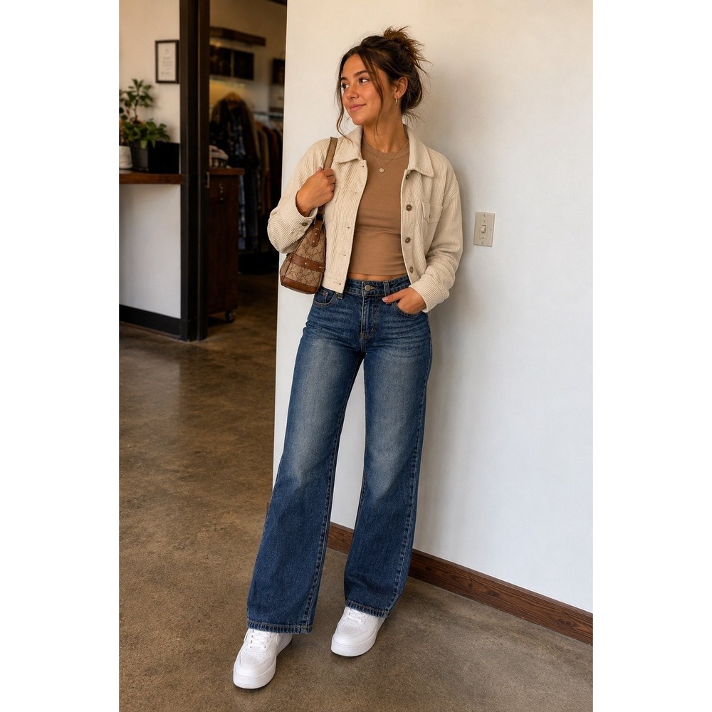 Lucky Brand Jeans, Sweet Crop (sz. 4) dark Blue Jeans